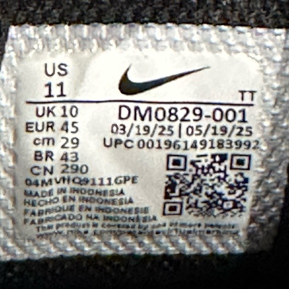 Nike Air Max Alpha Trainer 5 Size 11 Black Mens - Picture 5 of 5